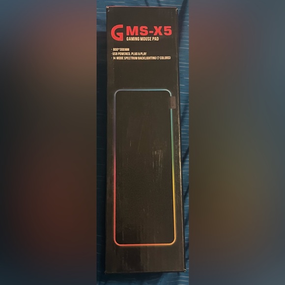 GMS-X5 7 Colors Symphony Glowing Gaming Mouse Pad, 14 Spectral Backlight… - Picture 2 of 11